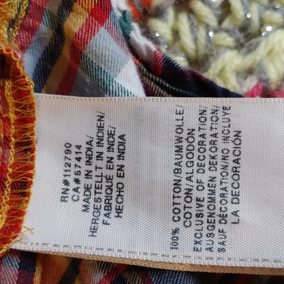 🌻WOMEN'S TRUE RELIGION WESTERN PLAID SHIRT - Picture 6 of 8